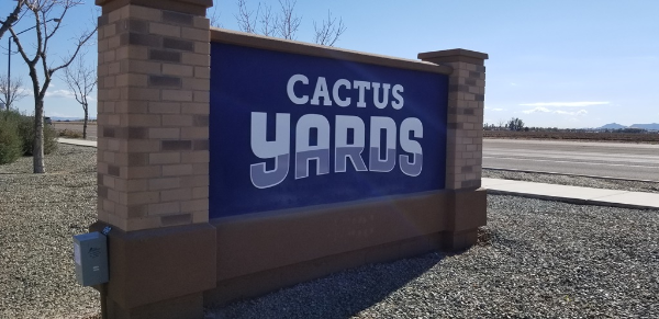 Monument signs for parks in Gilbert AZ