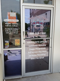 Guide and Brand with Vinyl Door and Window Lettering in Tempe