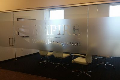 Frosted Window Graphics | Gilbert | Chandler | Scottsdale AZ
