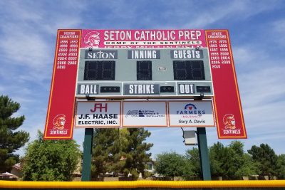 High School Scoreboard Signs