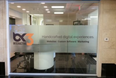 Vinyl Office Window Lettering | Scottsdale AZ