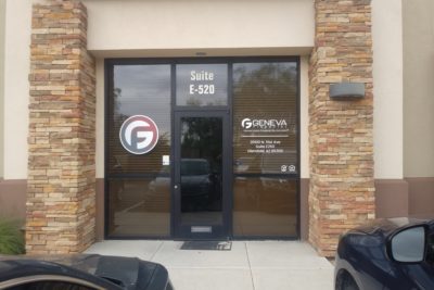Financial Firms Vinyl Window Lettering in Glendale AZ