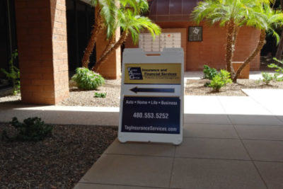 Sidewalk Signs in Mesa AZ