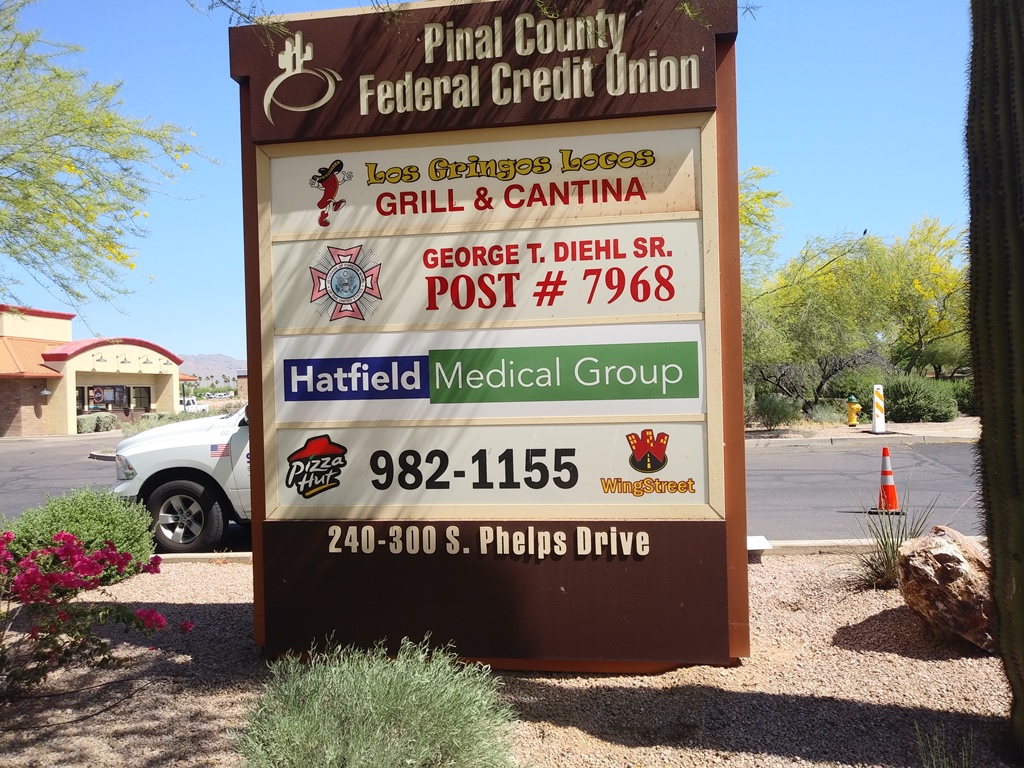 Tenant Panel Signs for Healthcare Offices in Apache Junction AZ