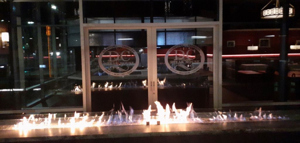 Etched vinyl door graphics in Chandler AZ