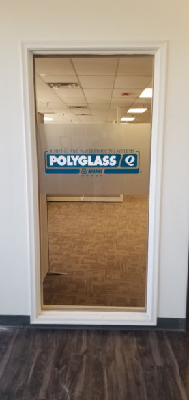 Etched Vinyl Door Graphics in Phoenix AZ