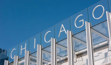 Exterior signs with no contrasting colors