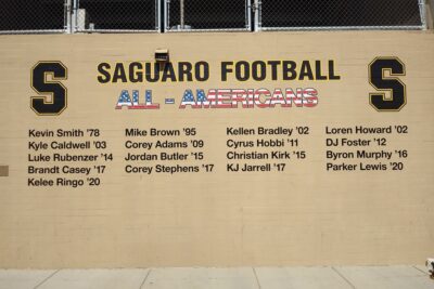 High School All American Athlete Wall Graphics in Scottsdale AZ