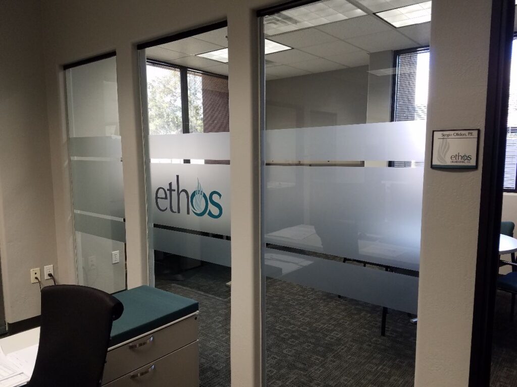 Interior Office Signs Scottsdale AZ | Frosted Window Graphics