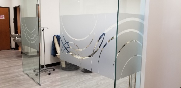 Interior Office Signs Etched and Frosted Window Graphics Gilbert Chandler and Scottsdale AZ