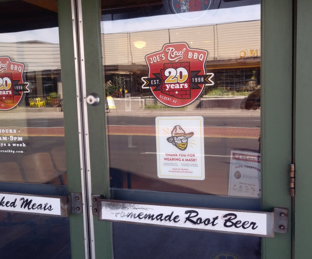 Restaurant COVID 19 Signs in Gilbert AZ