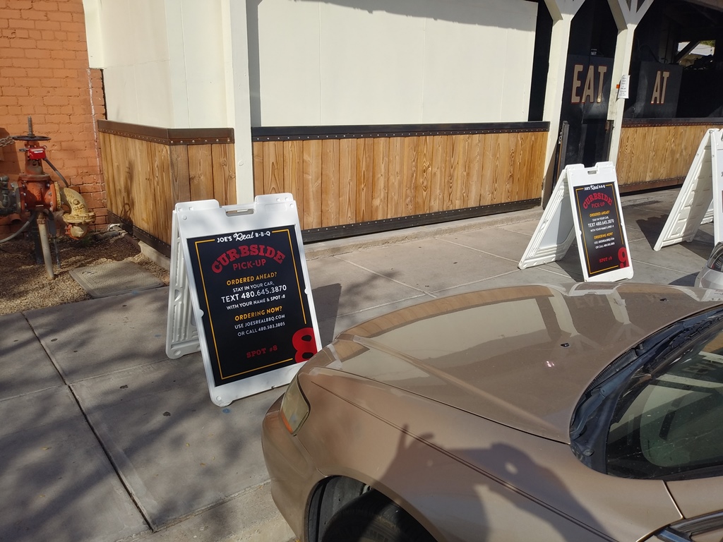 Restaurant Menu Pickup Signs in Gilbert AZ