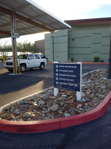 Exterior Directory Signs for Churches in Scottsdale AZ