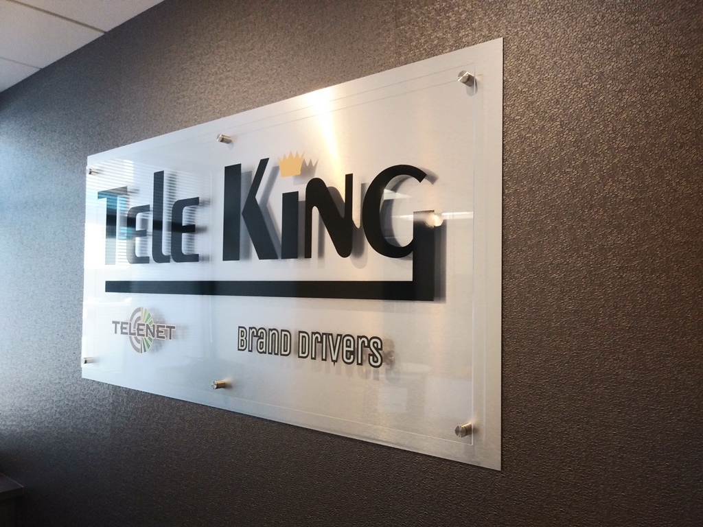 Acrylic Letters Lobby Sign for Xavier Group in Los Angeles