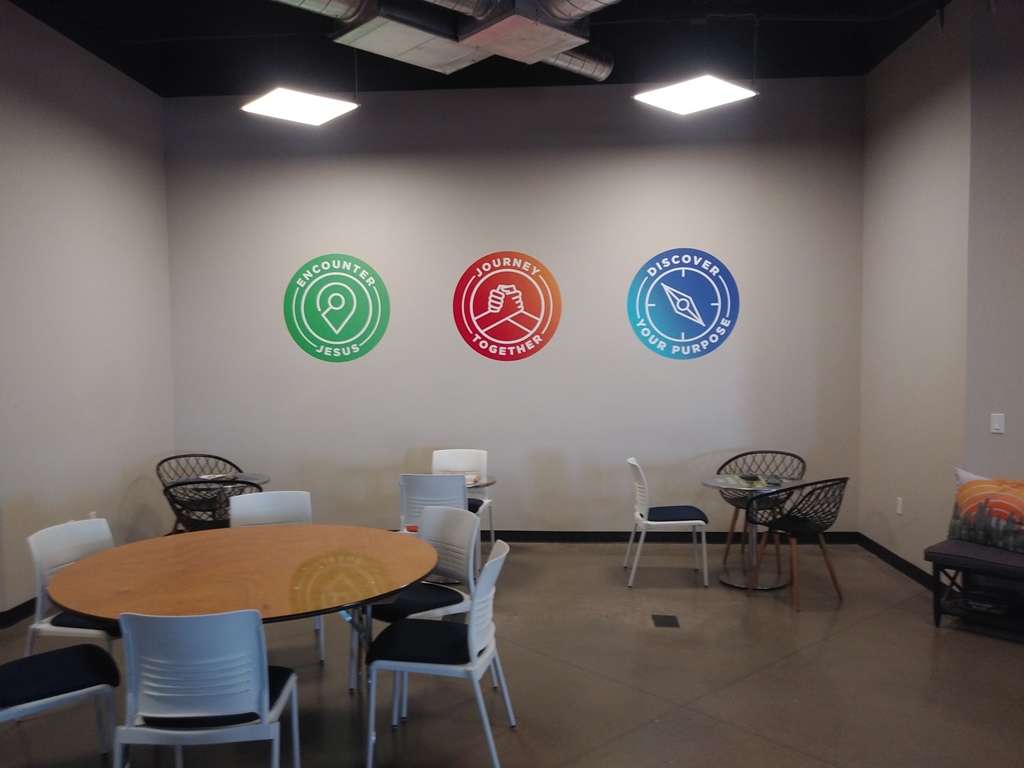 Interior and exterior sign packages for churches in Scottsdale AZ