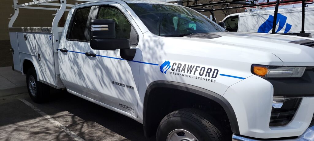 HVAC Contractor Fleet Graphics in Gilbert AZ