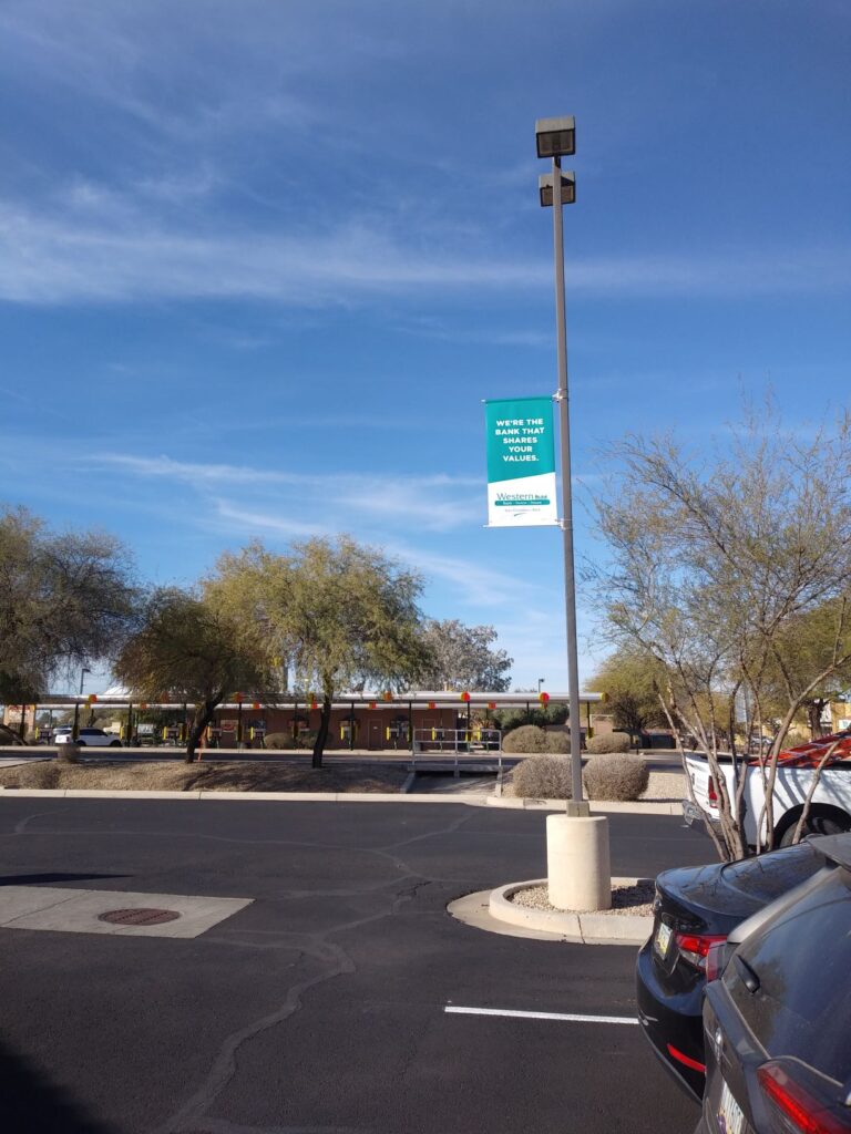 Pole Banners for Banks in Casa Grande AZ