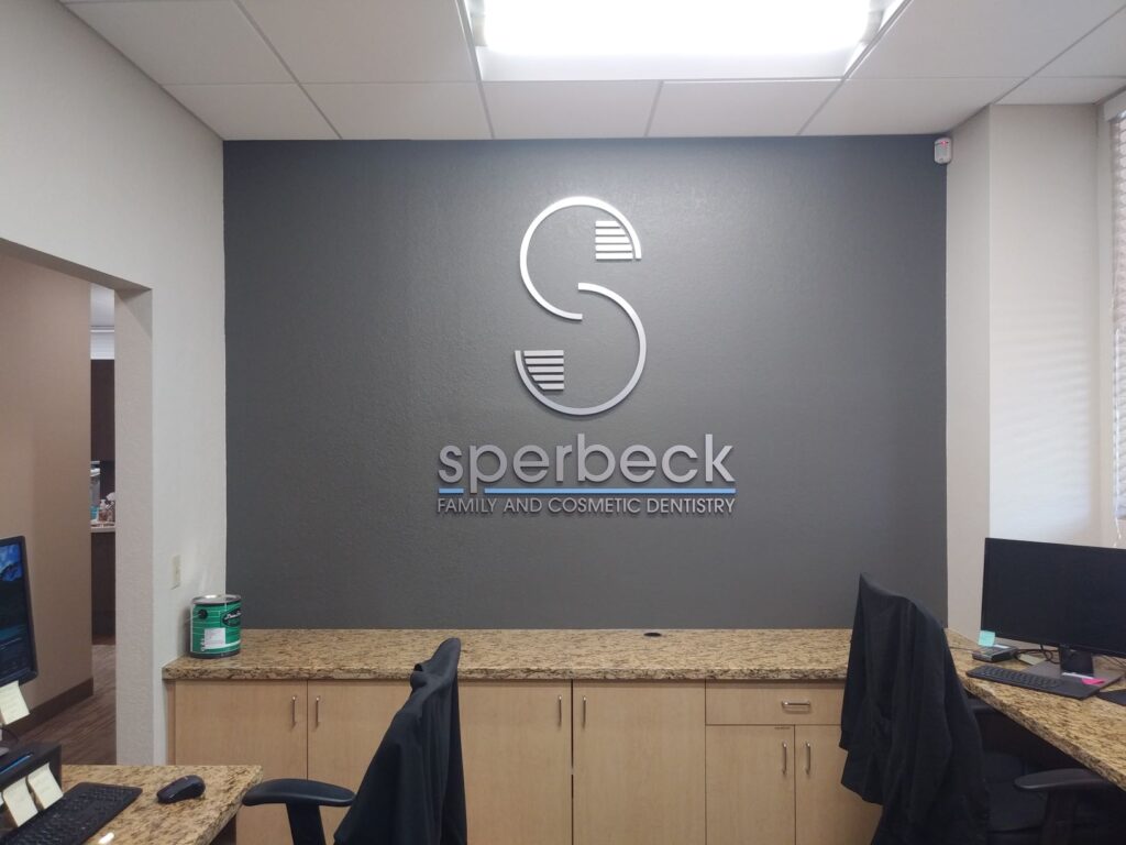 Gatorfoam Lobby signs in Chandler AZ