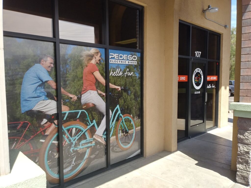 perforated window graphics in Peoria/Glendale AZ