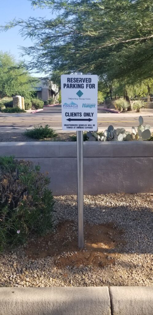 Branded Parking Signs in Chandler AZ