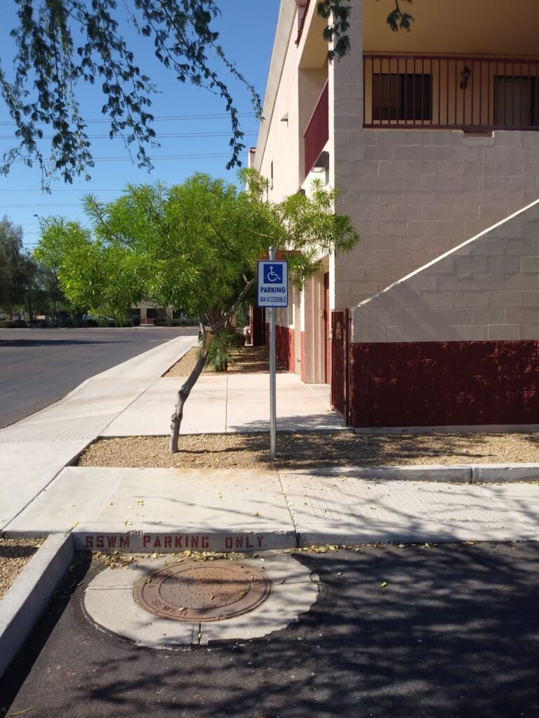 Handicapped parking signs