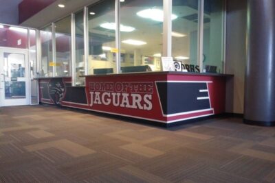 Vinyl wraps for school attendance desks in Mesa AZ