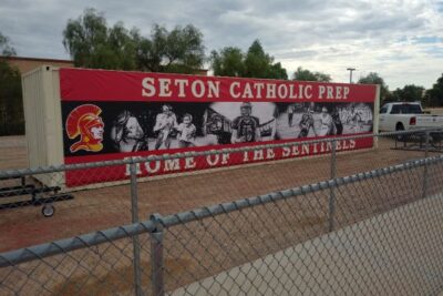 School Stadium Fence Banners in Chandler AZ
