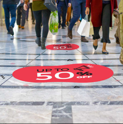 Vinyl floor Graphics for Retailers in Scottsdale AZ