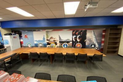JROTC wall murals in Chandler AZ