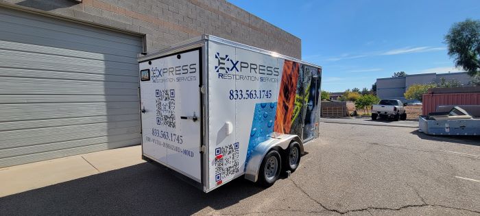 Custom utility trailer wraps in Phoenix AZ