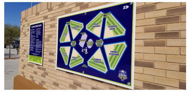 Wayfinding Signs for City Parks in Gilbert AZ