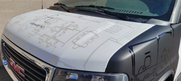 Your Design turned into custom van wraps