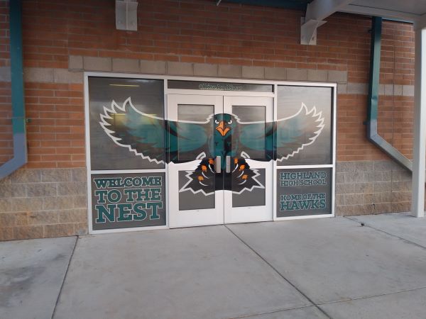 Vinyl Door Wraps for Schools in Phoenix and Chandler AZ