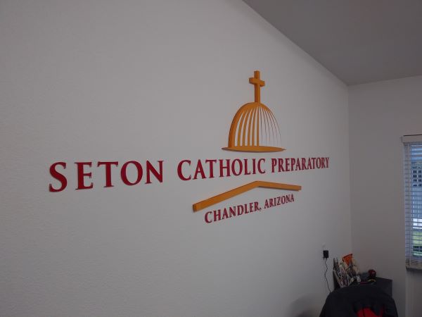 school lobby signs in Chandler AZ