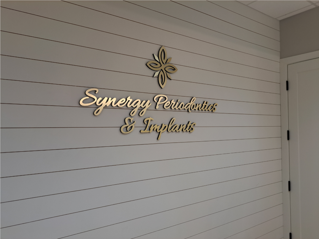 Brushed Gold Laminate Lobby Sign in Gilbert AZ