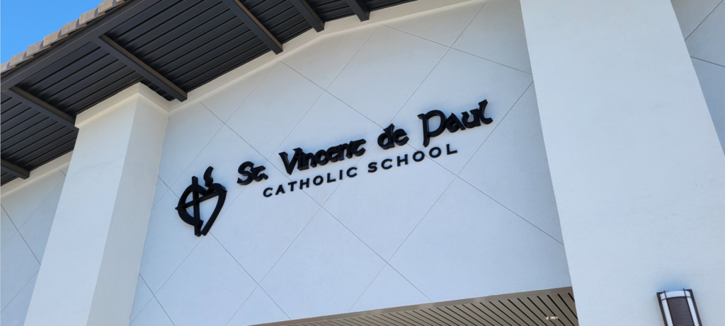 Reverse Pan Letter Signs