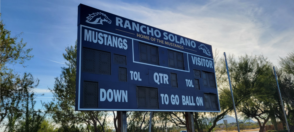 High School Athletic Signs