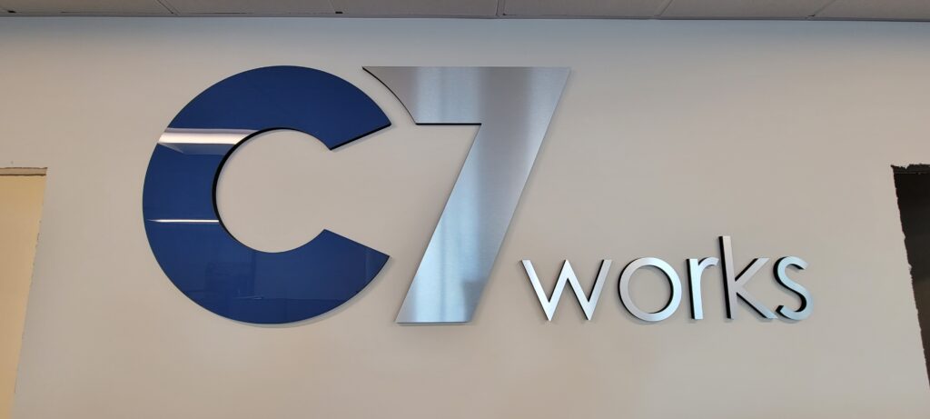 Dimensional Lobby Sign in Mesa AZ