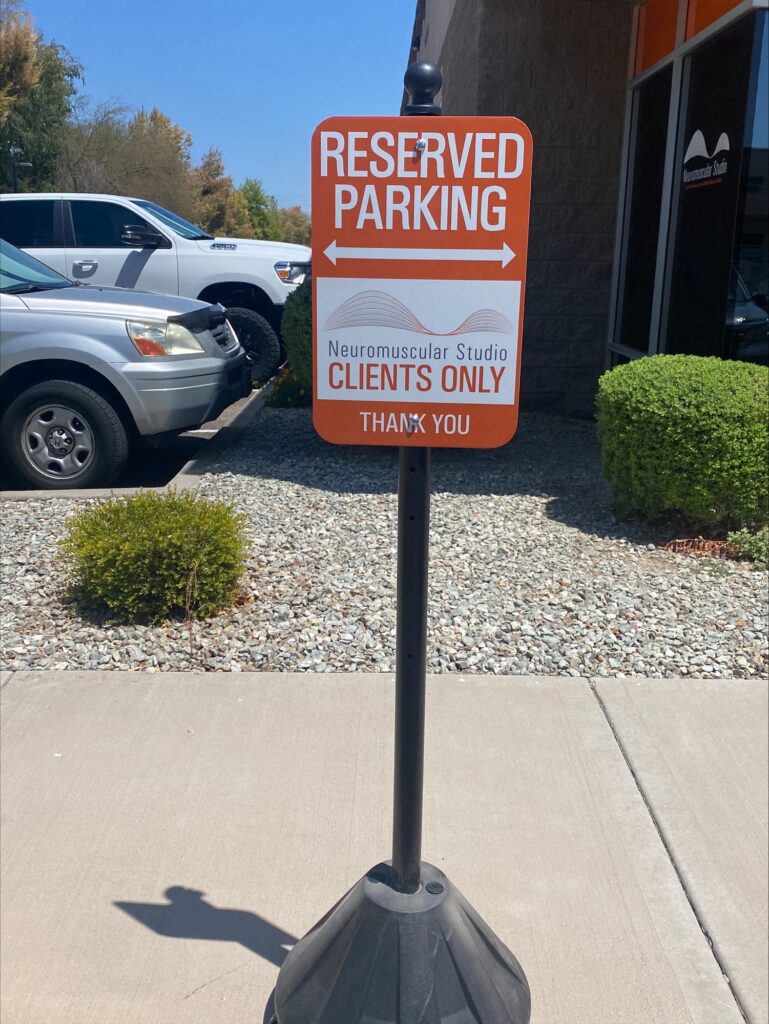 Portable Customer Parking Signs