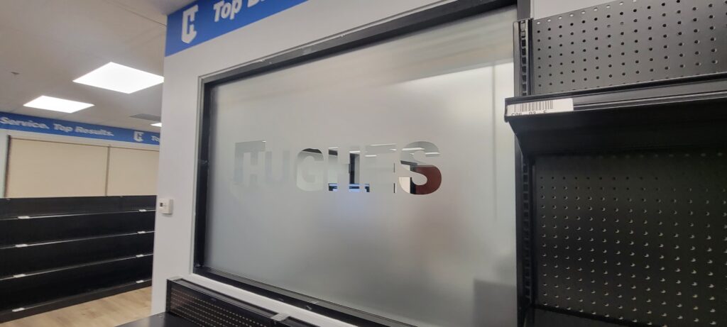 Etched Window Graphic