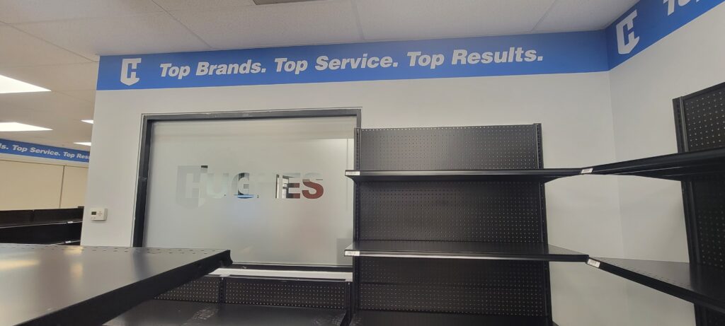 Etched Window Graphic