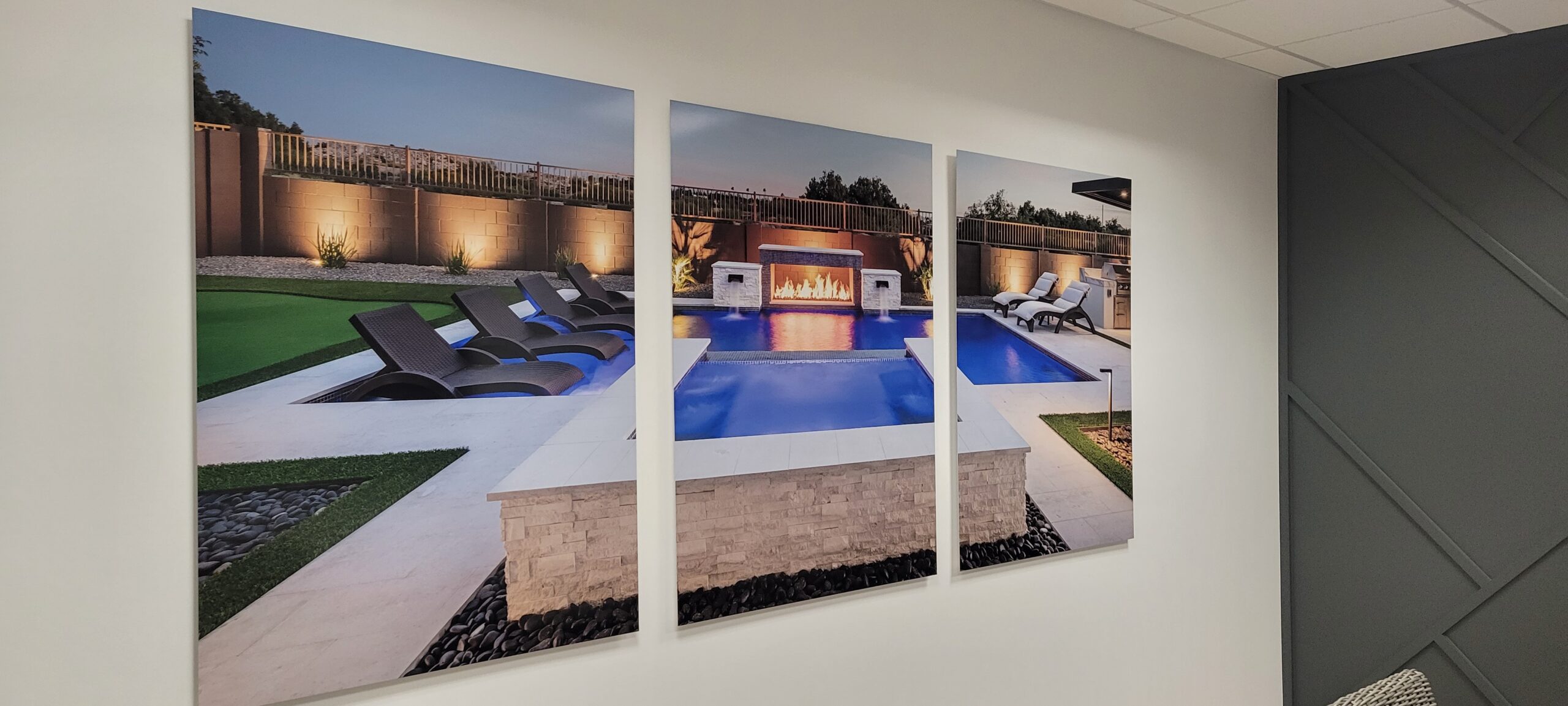 Custom Interior Office Signs in Gilbert AZ for NuView Pools ...