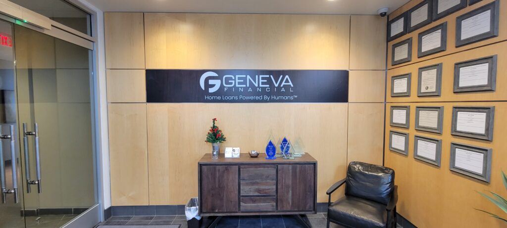 Wall Graphics In Chandler, AZ, Welcome Customers To Geneva Financial ...