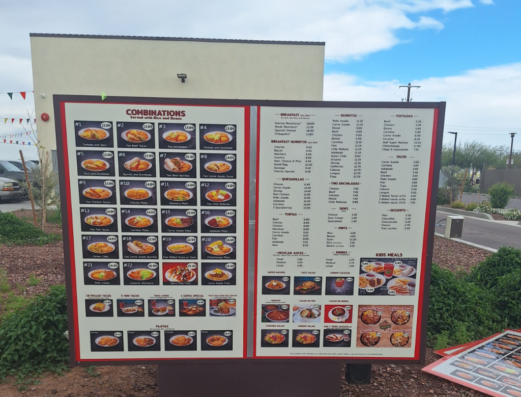 Menu Board Installation