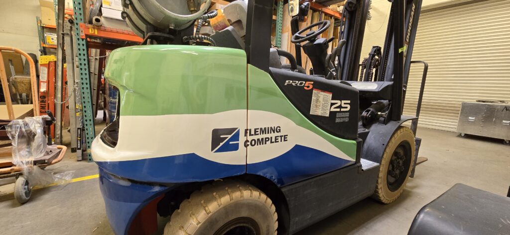 Custom Forklift Wrap In Mesa AZ