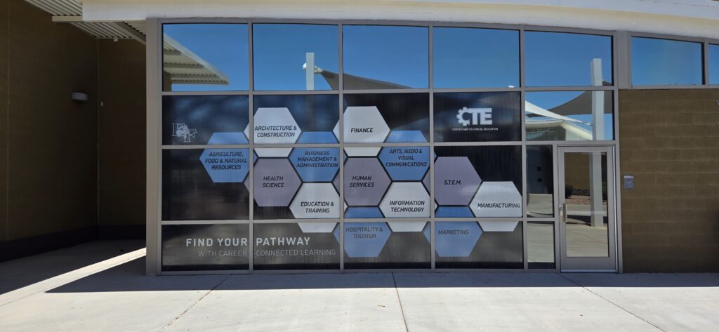 Perforated Window Graphics
