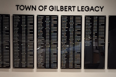 Collaborating With the Town of Gilbert on a Legacy Wall
