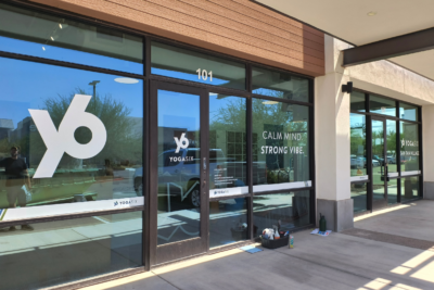 Custom Exterior Franchise Signs in Gilbert, AZ for YogaSix SanTan Village