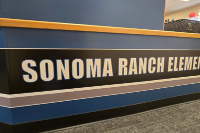 Custom Vinyl Desk Wrap in Gilbert AZ