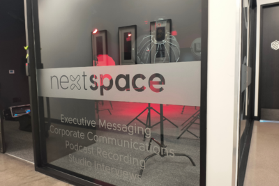 Showroom window graphics